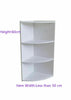 White 3 Tier Wall Mounted Corner Shelf/Shelves Display Dampproof Unit Bathroom
