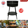 New Charcoal Oval Black Trolley BBQ Outdoor Barbecue Garden Patio Cooking Grill