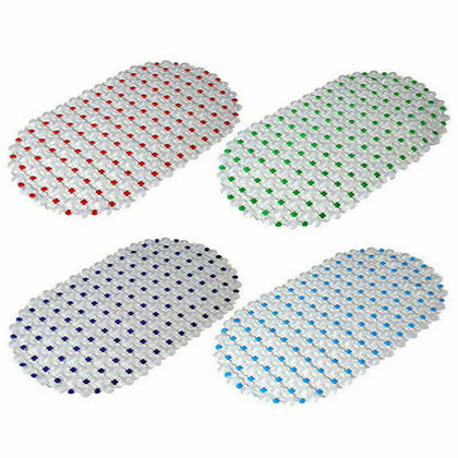 Hygienic Anti Non Slip Bath Shower Room Safety Suction Mat Bathroom Bath Mats UK