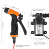 12V Car Washer Portable Water Pump Kit Sprayer Cleaner Hose Van High Pressure UK
