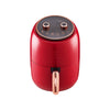 Air Fryer 8L Rotating Knob Oven 2400W Oil Free Low Fat Healthy Frying Cooker Red