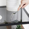 Modern Tempered Glass Bedside Table Storage Drawer Nightstand Cabinet Home Offic