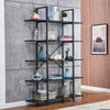 5 Tiers Bookshelf Bookcase Industrial Book shelves Display Unit Living Room Home