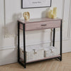 Oak Beech Console Table w/Drawer&Shelf Hallway Hall Table Dressing Table Bedroom