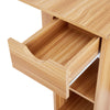 Mondeer Mobile Drop Leaf Table Folding Dining Table with 1 Drawer 2 Shelves