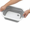 4 IN 1 Kitchen Foldable Cutting Board Sinks Drain Basket Chopping Boards Durable