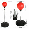 Adult Boxing Set Punch Bag Ball Mitts Gloves Kit Free Standing