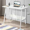 100CM Computer Desk Study Writing Table Ladder Metal Frame Workstation 4 Colour