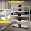Garage Shelf Heavy Duty Shelving 5-Tier 59.1x17.7x70.9 in Stainless Steel