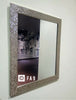 New Large Mosaic Silver Mirror Bedroom Hallway Hanging Wall Gift 59X49cm