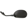2pcs Universal Rear View/Side Wing Black Motorcycle Scooter Mirrors Motorbike UK