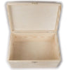 Wooden Memory Keepsake Storage Box with Lid-Clasp / Natural Decorative Wood