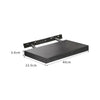 Modern Floating Wall Shelves Corner Shelf Storage Display Bookcase Bedroom Mount