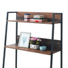 Abbey Rustic Retro Ladder Bookcase Desk Shelving Shelf Unit 3 Tier Drawer