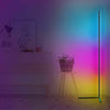 RGB Colour Changing LED Corner Floor Lamp Minimalist Mood Light 140cm Tall