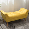 Upholstered Bed End Bench Tufted Window Hallway Seat Chaise Lounge Pouffe Stool