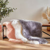 Genuine Sheepskin Rug | Real Luxurious Soft Sheep Fur | Pink 180 x 60cm