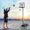 305cm Full Size Basketball Stand Hoop Net Backboard System Height Adjustable UK