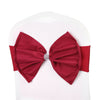 Ready Made Elasticity Stretch Chair Cover Bow Band Buckle Slider Sashes Decor