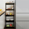 Narrow Slim Kitchen Storage Trolley Fruit Vegetable Gap Rack Basket Shelf Cart