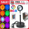 Rainbow Sunset Projector Projection USB 16 Colors LED Lights With Remote Control
