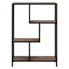 Industrial Bookcase 3-Tier Storage Rack Living Room Home Office Steel Frame