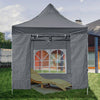2m/3m Gazebo Marquee Heavy Duty Garden Tent Showerproof Full Side Curtains Party