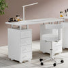 Professional Manicure Table Nail Beauty Salon Station Technician Storage Desk UK
