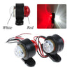 4 Red White Corner Side Marker LED Lights Outline Lamp Truck Trailer Van Bus 12V