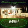 288/468 LED Solar PIR Motion Wall Security Lights Outdoor Garden Bright Upgrade