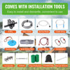 VEVOR 100 ft Zip Line Kit for Kids Adult Trolley Slackers Zipline Up to 500 lb