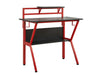 Virtuoso Black Gaming Computer Desk Table Red Headphones Holder