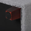Footstool Ottoman with Lift Up Storage Box Pouffe Folding Linen Padded Footrest