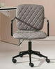 PU Leather Upholstered office chair computer desk study chair swivel adjustable