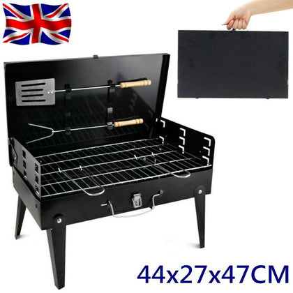 Portable Folding Charcoal BBQ Barbecue Grill Picnic Travel Camping Outdoor Stove