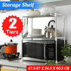 2 Tier Microwave Oven Rack Holder Kitchen Tools Storage Stand Shelf Organiser