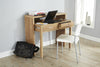 Contemporary Oak Regis Hallway 2 Drawer Extending Console Study Desk
