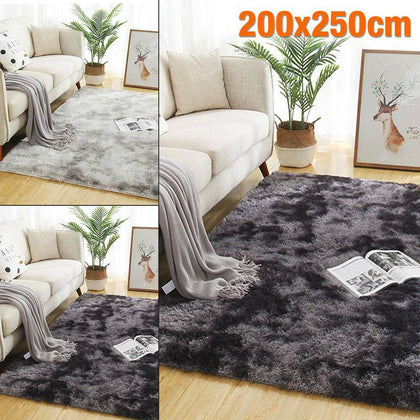 Luxury Carpet Hairy Fluffy Rugs Bedroom Rectangular Soft Floor Runner Mat2*2.5M