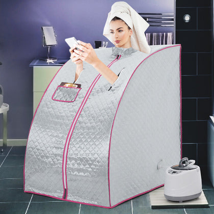 2L Portable Steam Sauna Tent Spa Slimming Loss Weight Full Body Detox Therapy