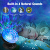 Calming Autism Sensory LED Light Projector Relax Ocean Night Music Projection UK