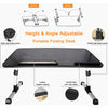 Portable Adjustable Laptop Table Sofa Bed Tray Stand Home Office Folding Desk UK