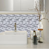 Self-Adhesive 3D Mosaic Brick Wall Tile Sticker Kitchen Bathroom Wallpaper Decal