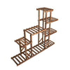 Strong 5 Tier Wooden Plant Stand Flower Pot Storage Rack Indoor Garden Bedroom