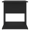 Living Room Modern Side Table Black 45x45x48 cm Chipboard
