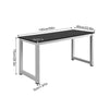 PC Computer Desk Writing Study Table Office Home Workstation Wooden Metal UK