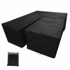 Waterproof Rattan Corner Furniture Cover Garden Outdoor Sofa Protect L Shape UK!