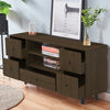 TV Stand Cabinet with Drawers Storage Shelves Multimedia Centers Living Room BN