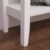 White Console Table Hallway Side Desk w/3 Drawers & Shelf Worktop Furniture