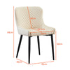 2X Velvet Dining Chairs Diamond Seat Padded Kitchen Dining room Chairs CLIPOP