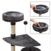 Large Cat Tree Climbing Tower Scratcher Post Kitten Deep Grey Activity Centre